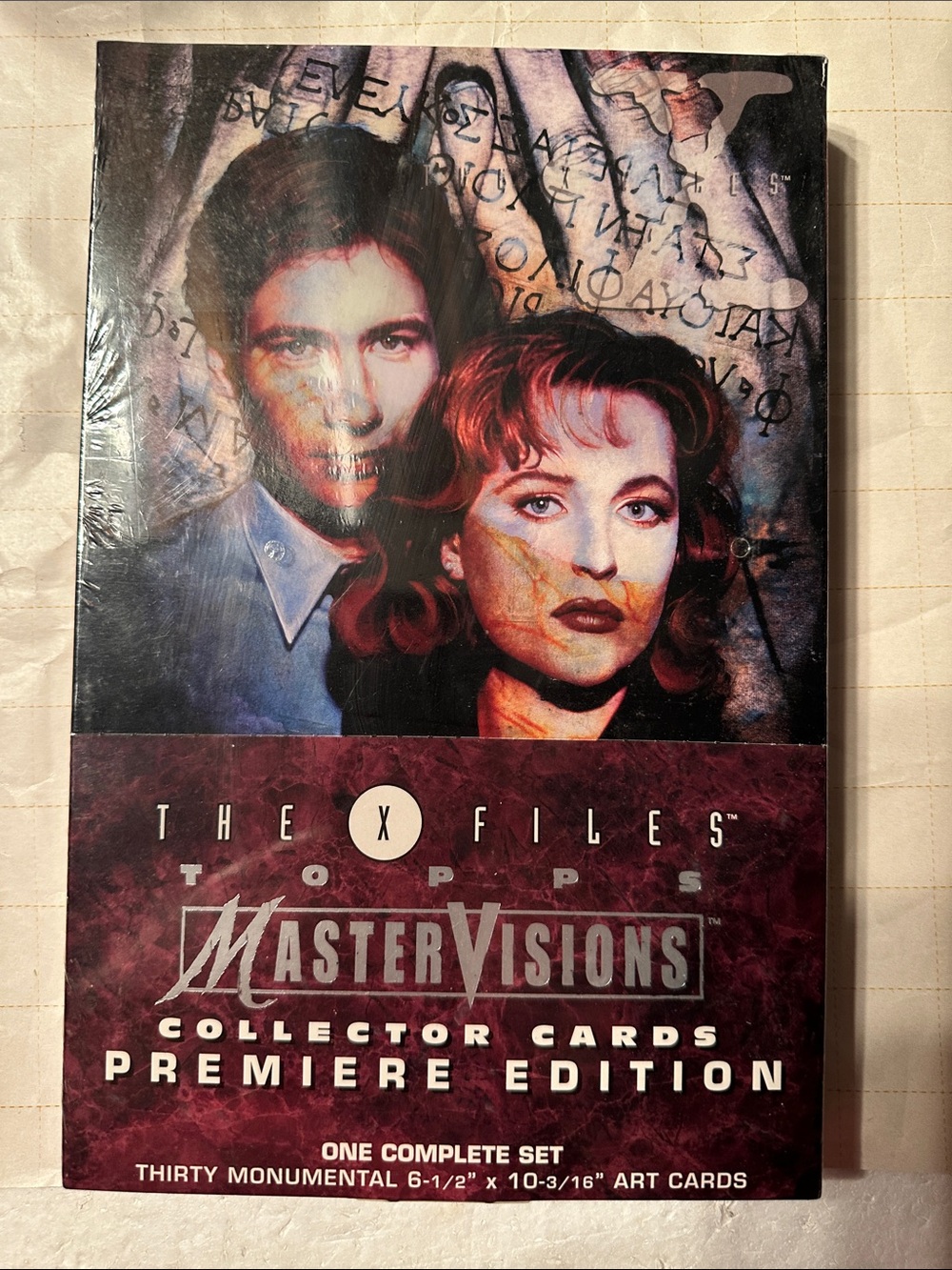 Vintage and rare “The X Files Master Visions Collector Cards Premiere Edition”